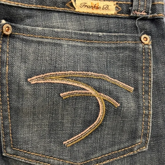 Frankie B. Low-rise, Blue Boot Cut Jeans Size 2 - Picture 5 of 13